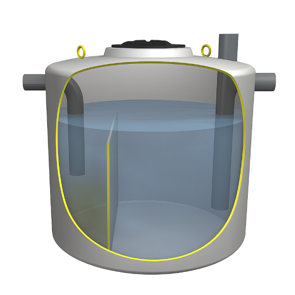 Separador de hidrocarburos Biotanks Hidropure Clase II